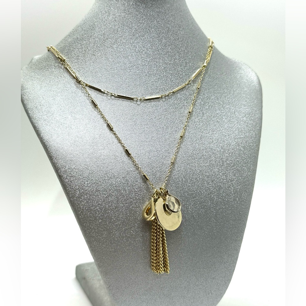 The Limited - Gold Charm Necklace - Vintage